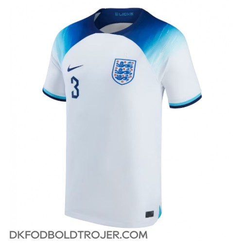 Billige England Luke Shaw #3 Hjemmebane Fodboldtrøjer VM 2022 Kortærmet